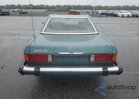 1983 Mercedes-Benz 380 Sl из США, поврежденный, VIN WDBBA45AXDB025642